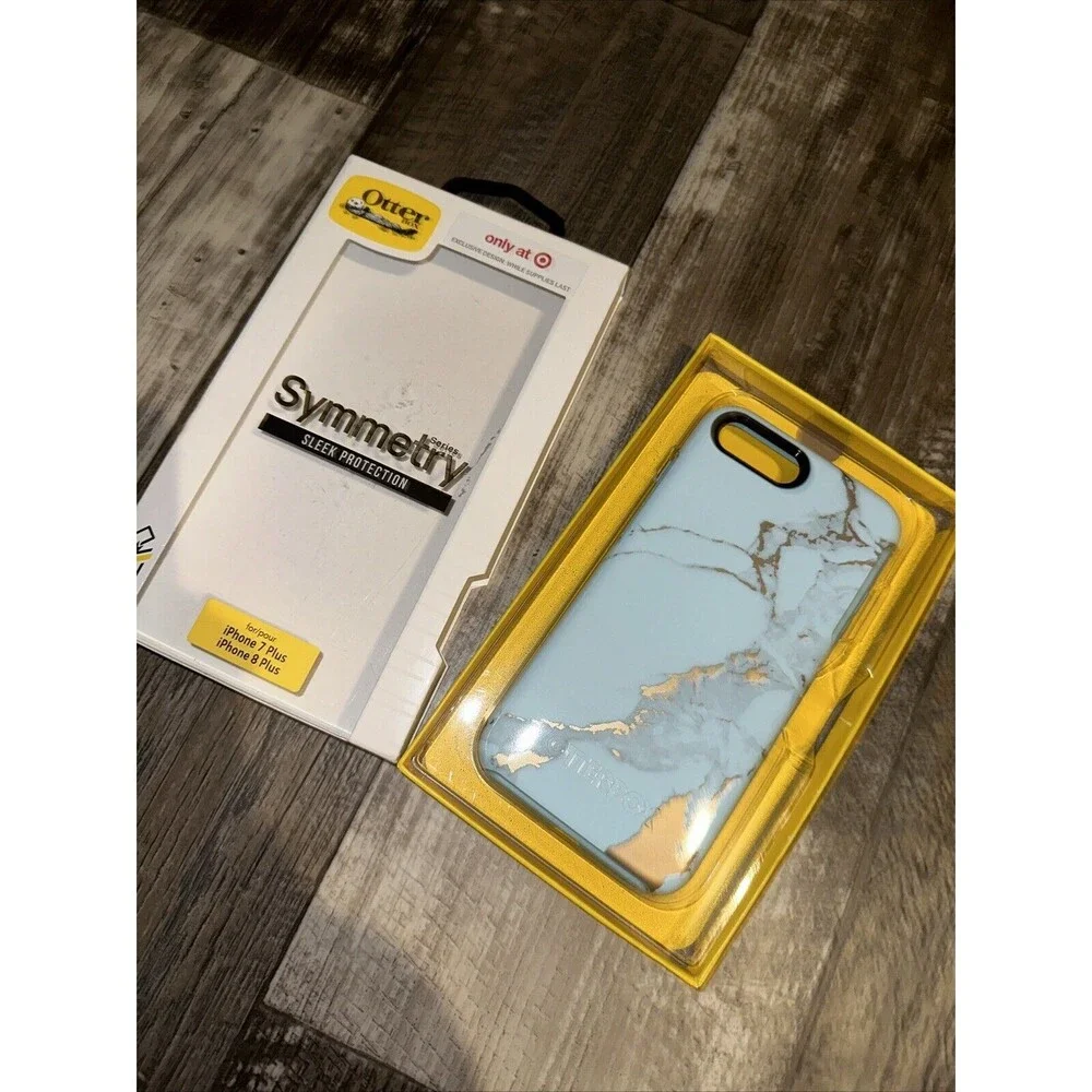 Otter Box Symmetry Series Case For iPhone iPhone 7 Plus iPhone 8 (Blue Marble)